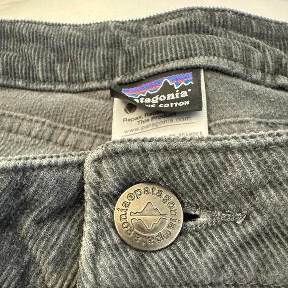 Patagonia Women's Gray Organic Cotton Mid Rise Corduroy Bootcut Jeans Size 27 - Picture 4 of 6